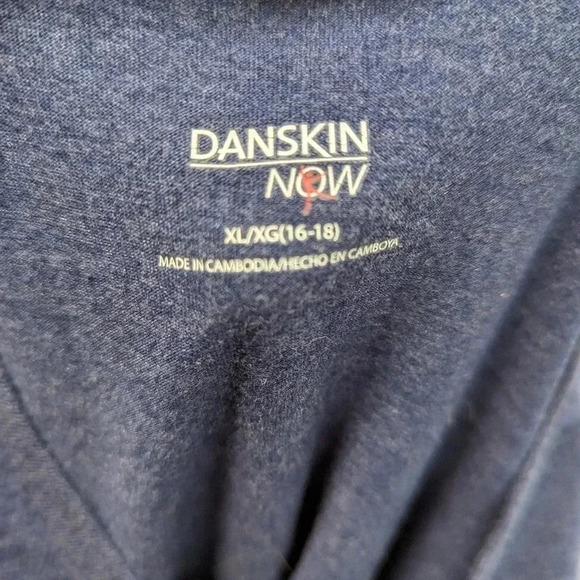 Danskin Now Blue Tee Shirt - XL - Picture 2 of 3